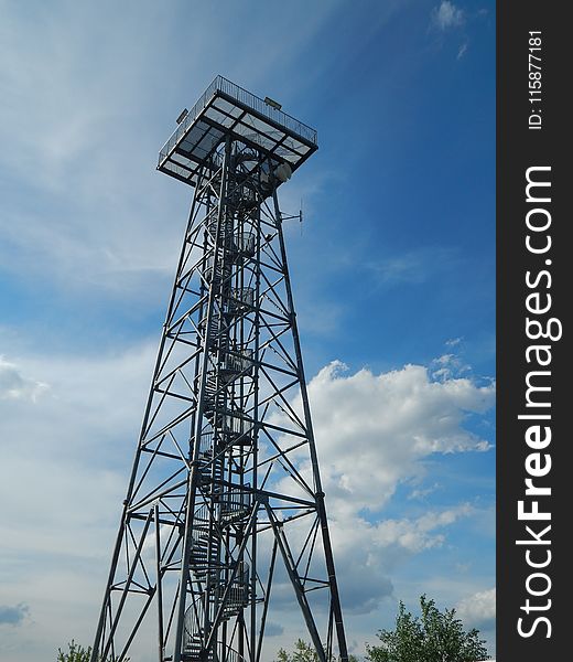 Tower, Sky, Observation Tower, Structure
