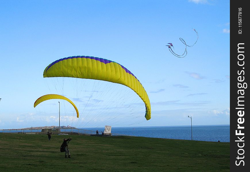 Paragliding, Air Sports, Sky, Windsports