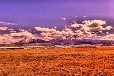 Snow Covered Colorado Mountains Royalty Free Stock Image