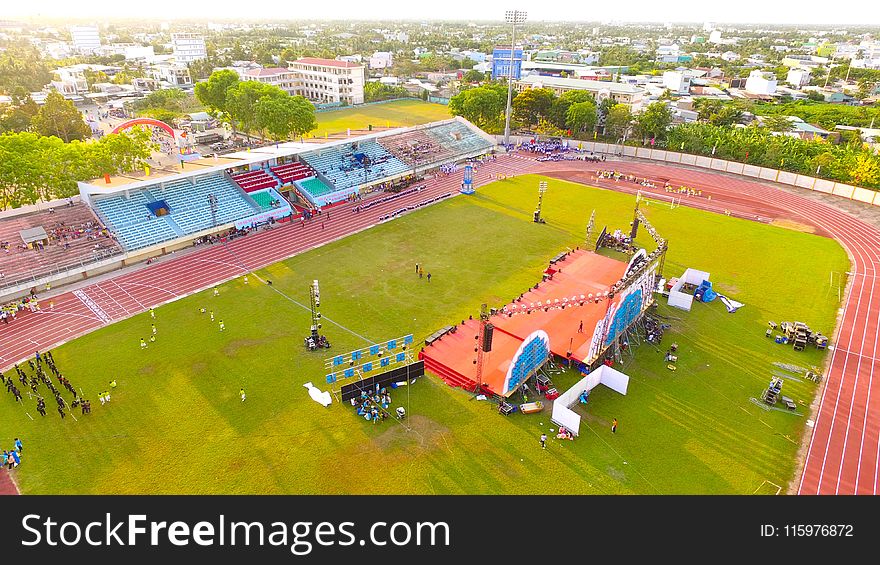 Aerial Photography of Stadium