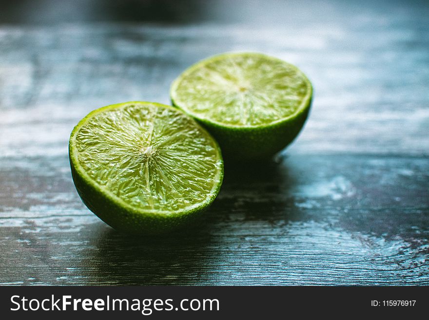 Closeup Photography Of Sliced Calamondin