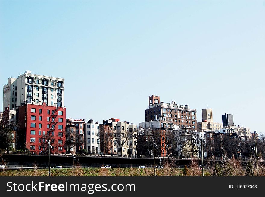 Brown and Red Concrete Buildings