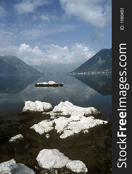 Specific stone at the sea, montenegro. Specific stone at the sea, montenegro