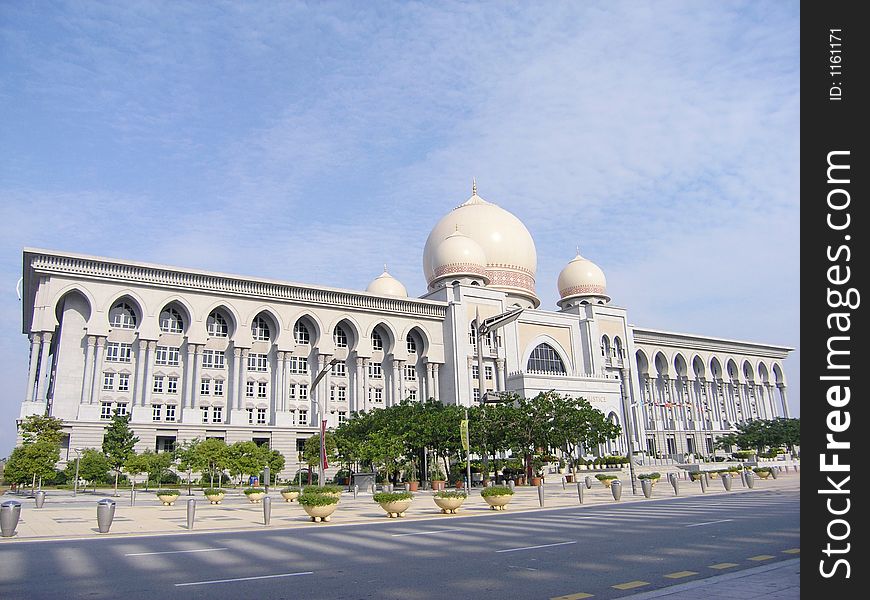 A palace of justice in putrajaya. A palace of justice in putrajaya.