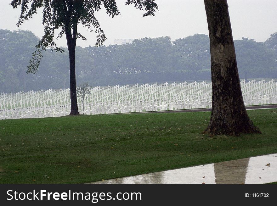 World War II American Cemetery in Manila, Philippians