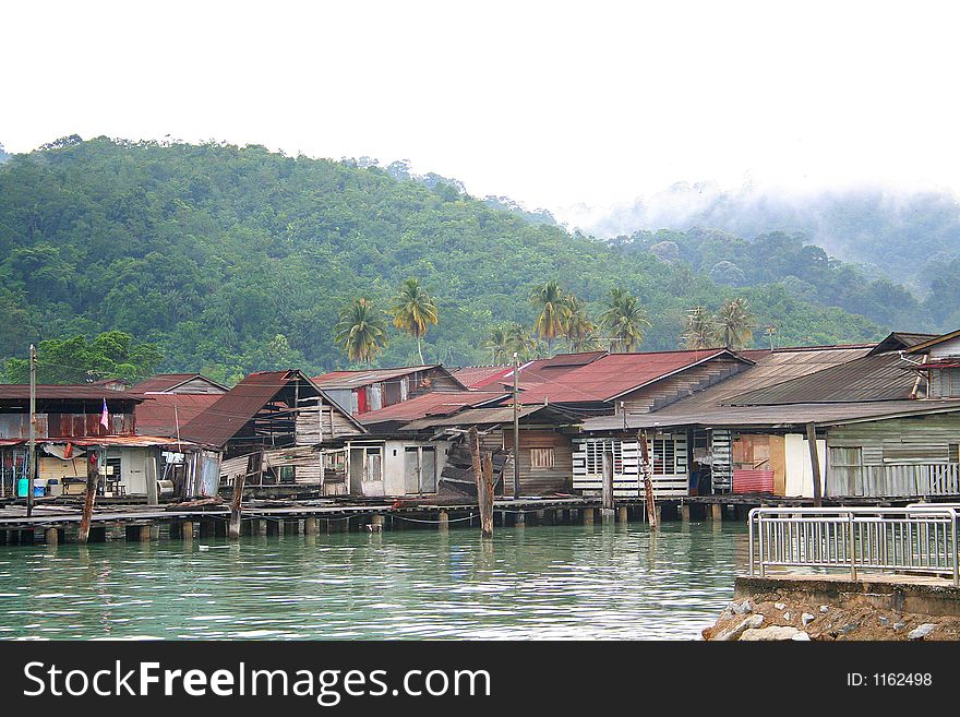 Fishing Village in Pangkor, Malaysia