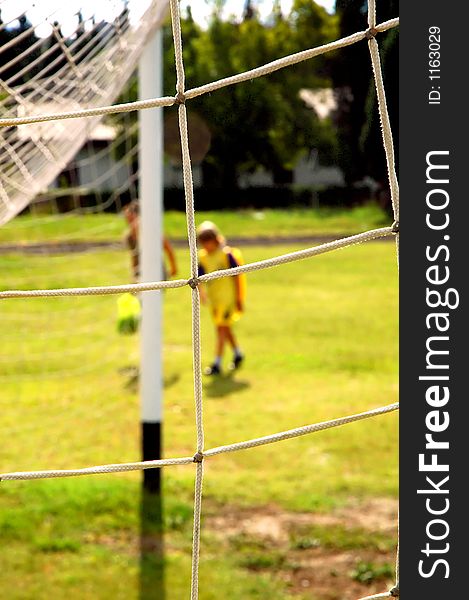 Young soccer player