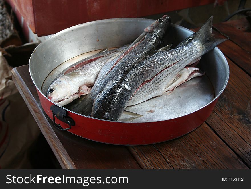 Fresh Fish In Pan