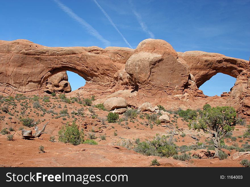 Red Rocks in Arches National Park.