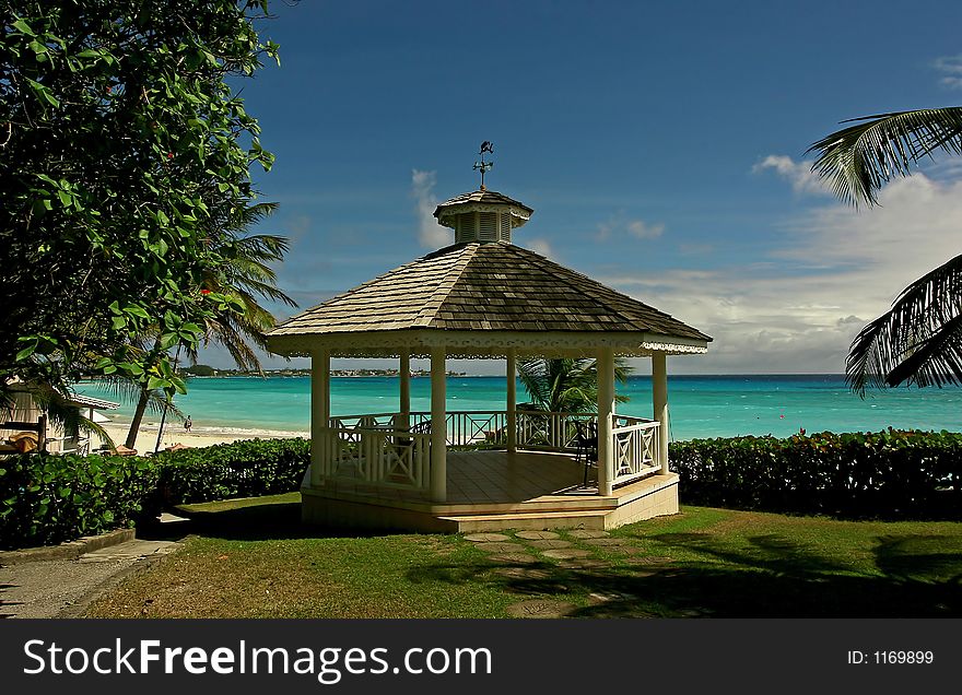 A gazebo to relax in