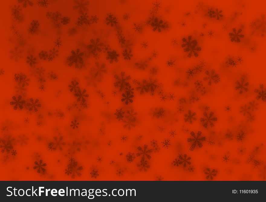 Red Snowflakes