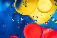 Colorful Background From Water Drops Stock Photos