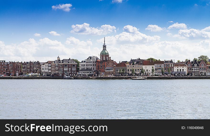 Buildings Near River