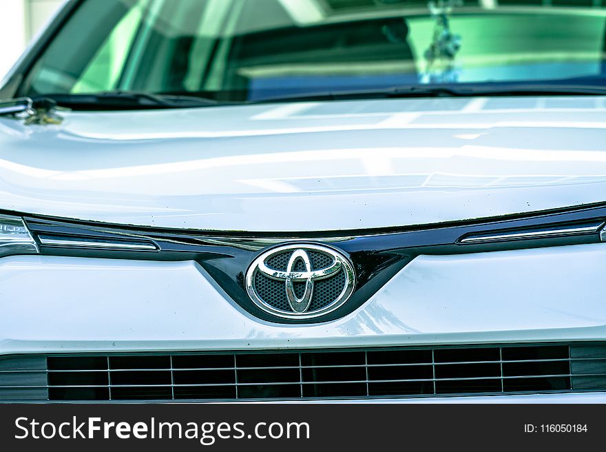 Close-Up Photography of Toyota Car