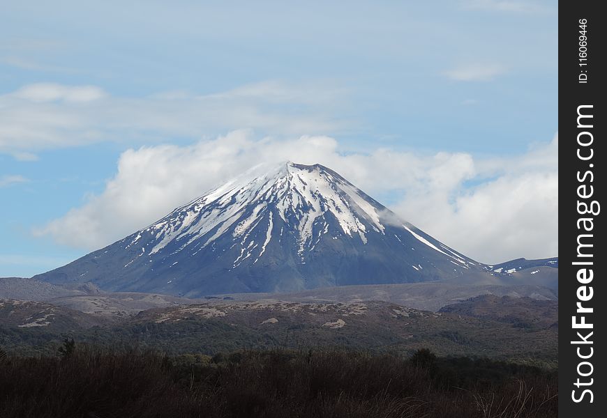 Highland, Sky, Stratovolcano, Mountain