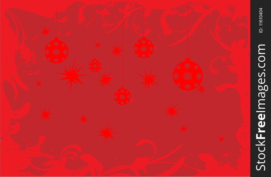 Abstract christmas background  illustration