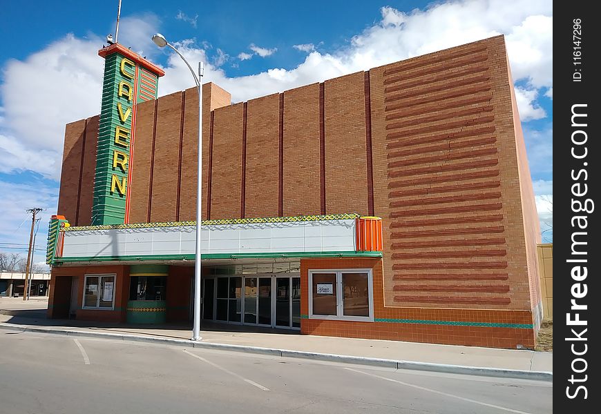 Brown And White Building