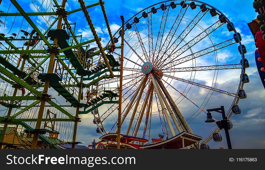 Ferris Wheel, Amusement Park, Amusement Ride, Fair
