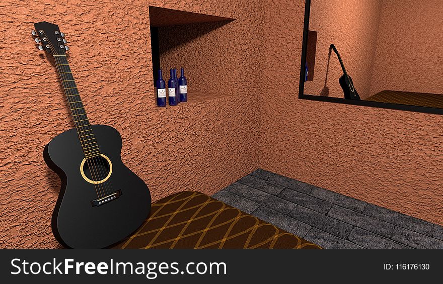 Musical Instrument, Guitar, Acoustic Guitar, Plucked String Instruments