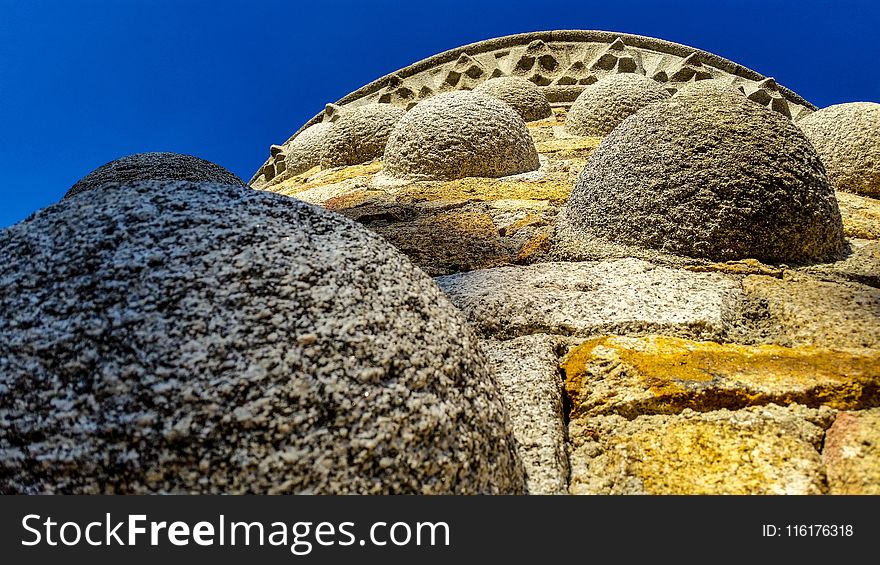 Rock, Sky, Archaeological Site