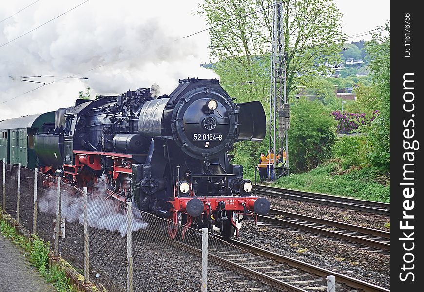 Transport, Rail Transport, Steam Engine, Locomotive