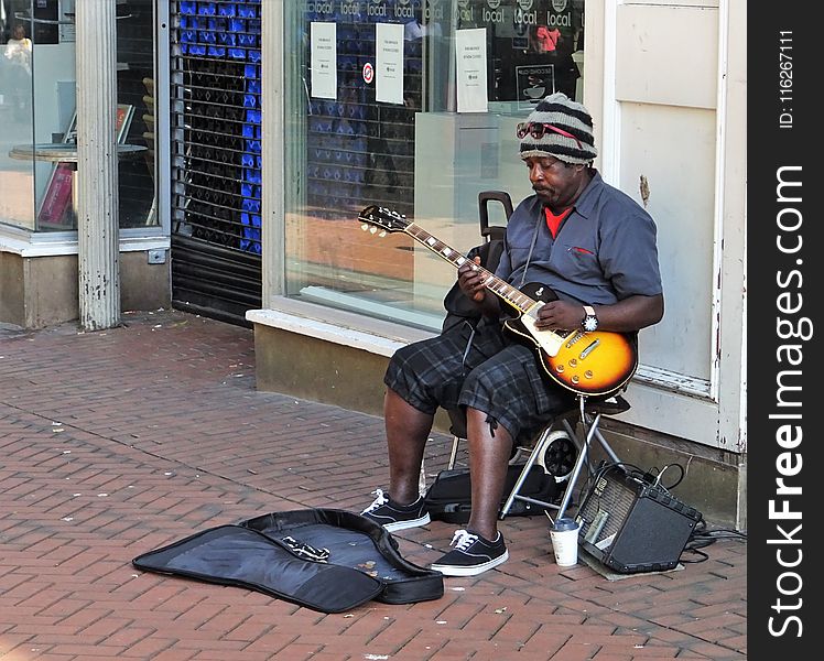 Musical Instrument, Musician, Street, Guitar