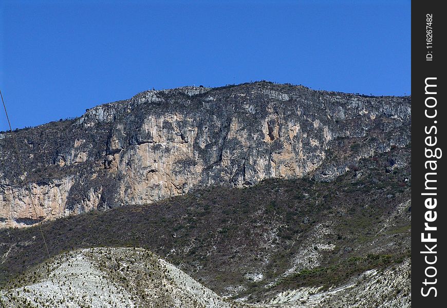 Ridge, Mountain, Rock, Escarpment