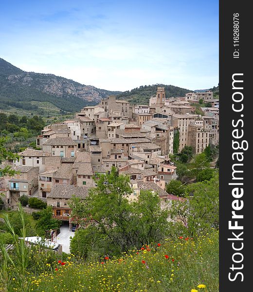 Mountain Village, Sky, Village, Historic Site