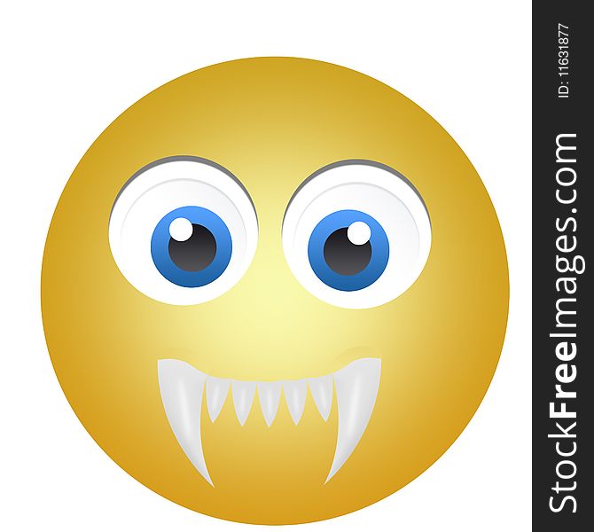 Halloween emoticon for websites and more. Halloween emoticon for websites and more