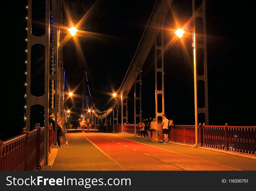 Street Light, Night, Infrastructure, Light