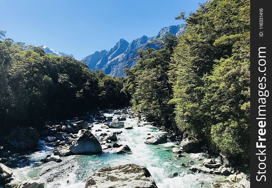 Nature, Water, River, Mountainous Landforms