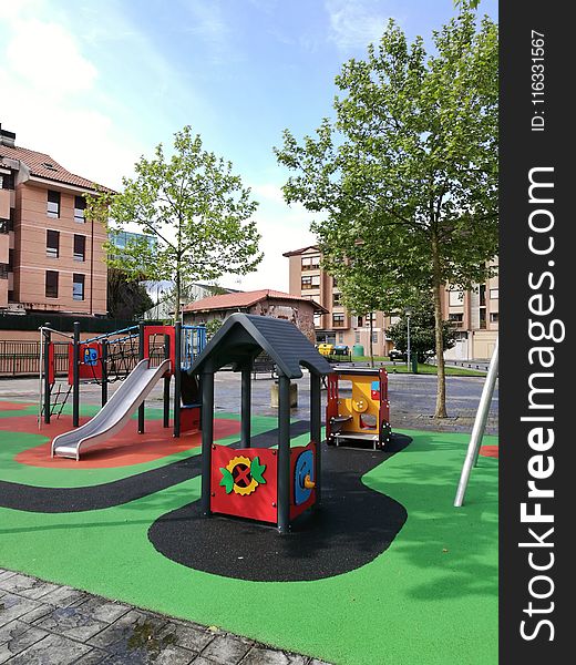 Playground, Public Space, Outdoor Play Equipment, City