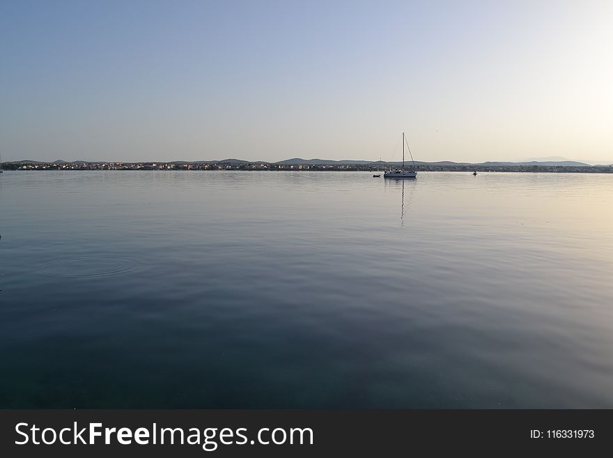 Waterway, Water, Reflection, Calm