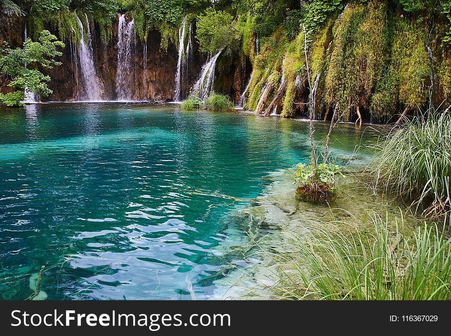 The Upper Lakes of Plitvice National Park in Croatia. The Upper Lakes of Plitvice National Park in Croatia.