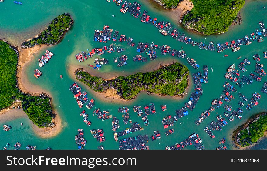 Aerial View Of Island