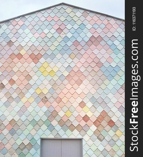 Multicolored Concrete House