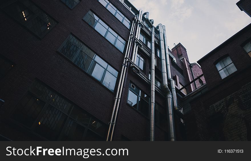 Gray Wall Painted Mid-rise Building