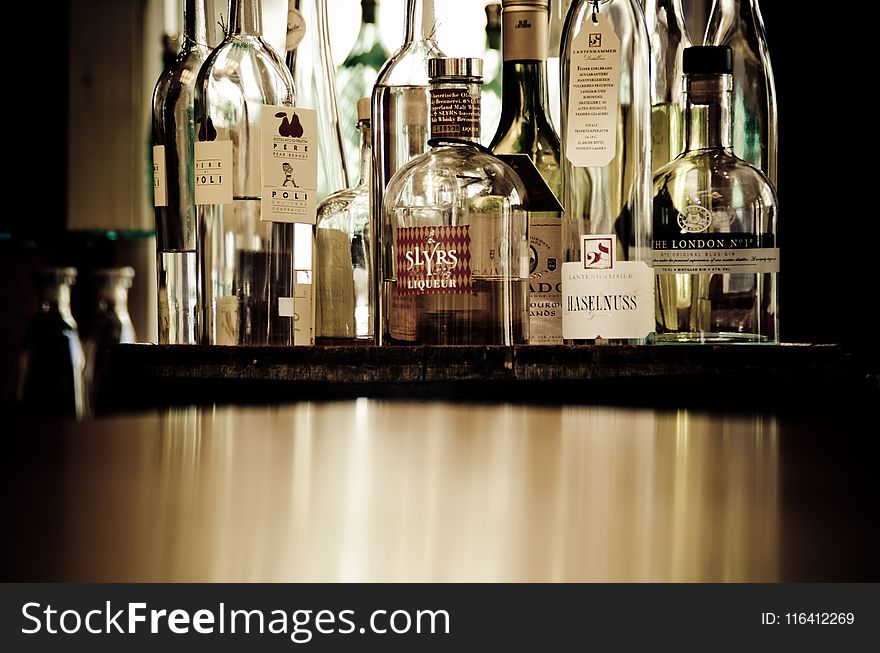 Distilled Beverage, Bottle, Liqueur, Glass Bottle