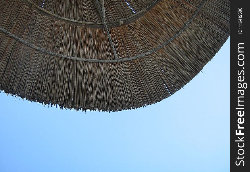 Sky, Wood, Line, Wire