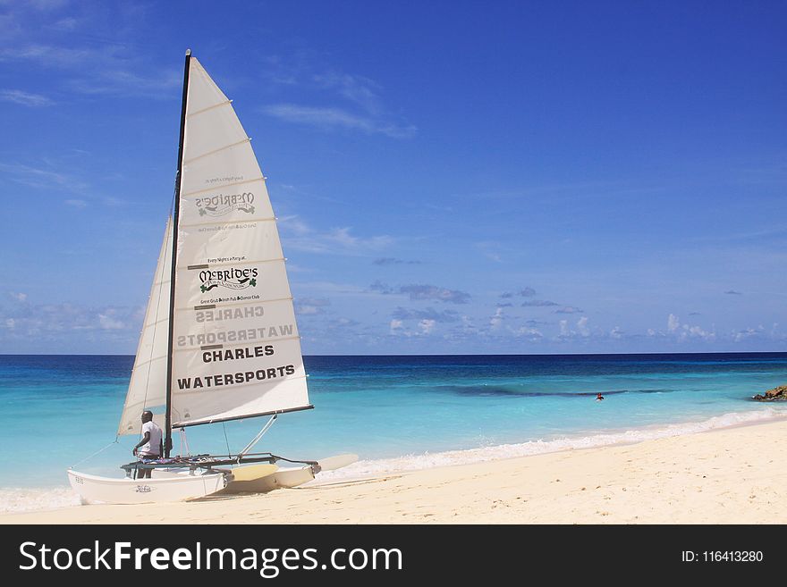 Sail, Sailboat, Coastal And Oceanic Landforms, Sky