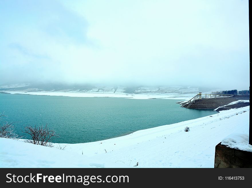 Snow, Winter, Sky, Sea