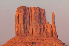 View On East Mitten Butte In Monument Valley. Arizona. Stock Image