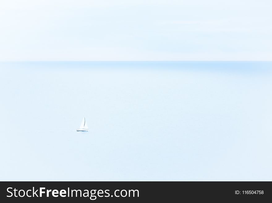 White Sailboat