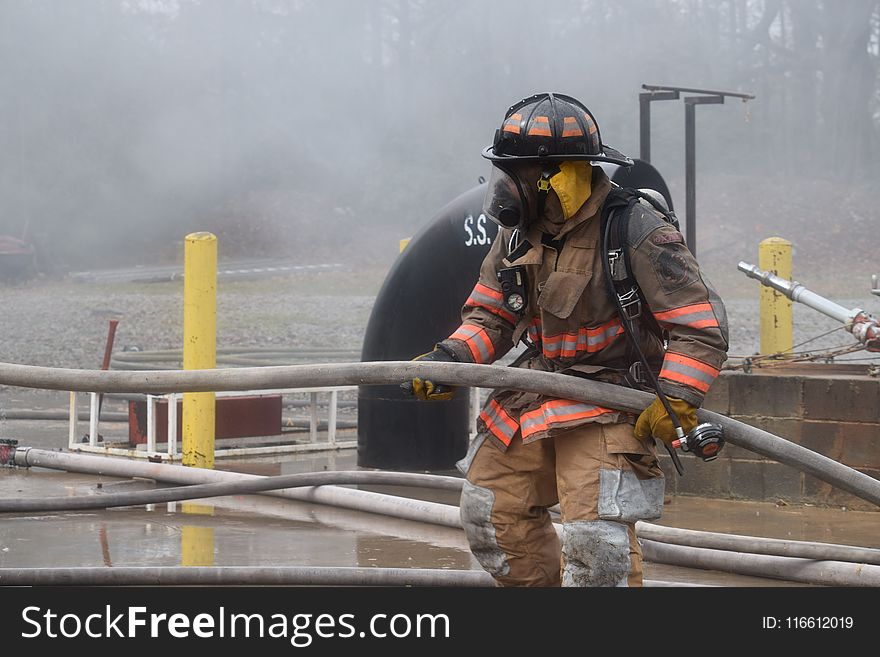 Firefighter, Personal Protective Equipment, Water, Fireman