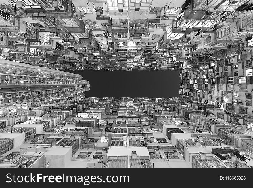 Old Residential Building In Hong Kong