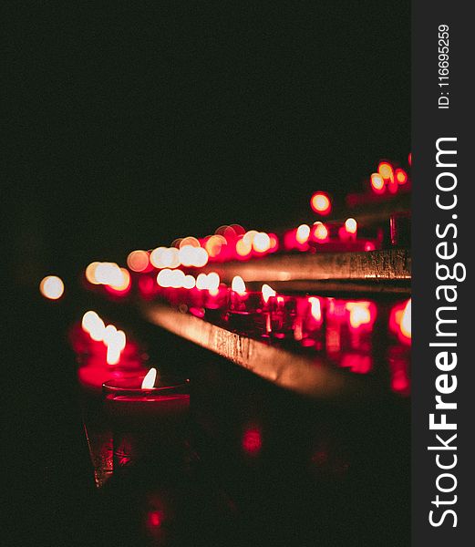 Bokeh Photography Of Lighted Candles