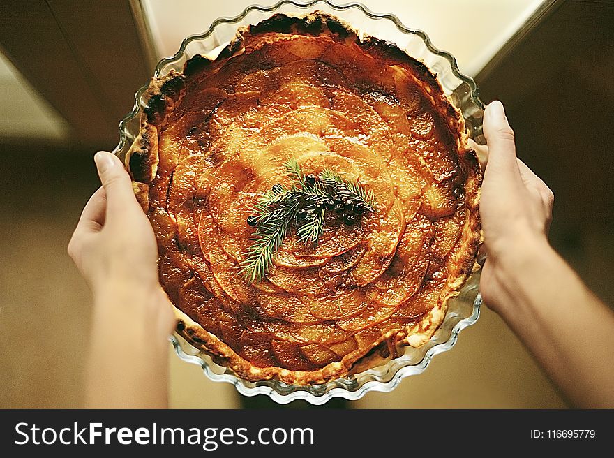 Flat Lay Photography of Woman Holding Baked Pastry