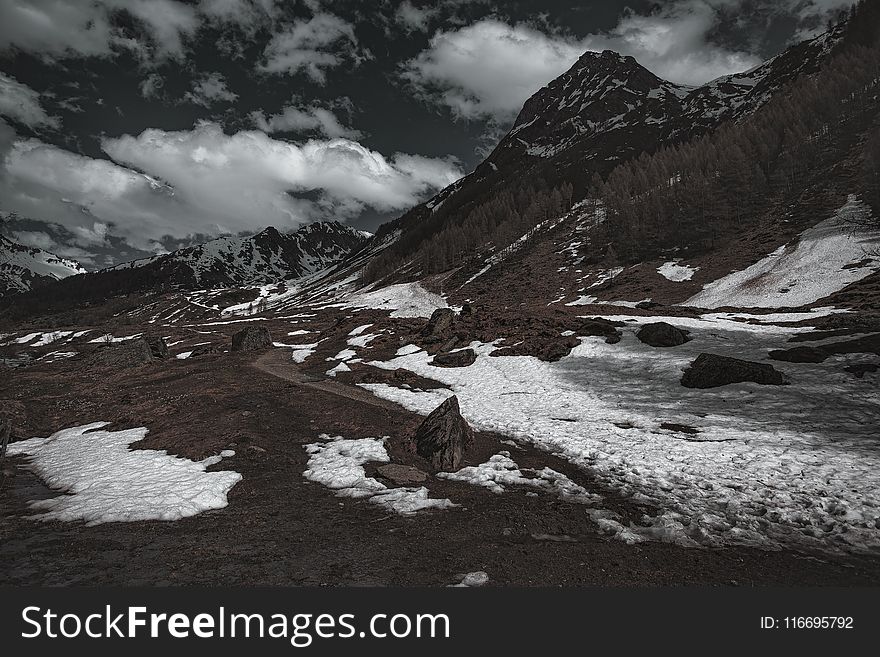 Landscape Photography Of Mountain Slope