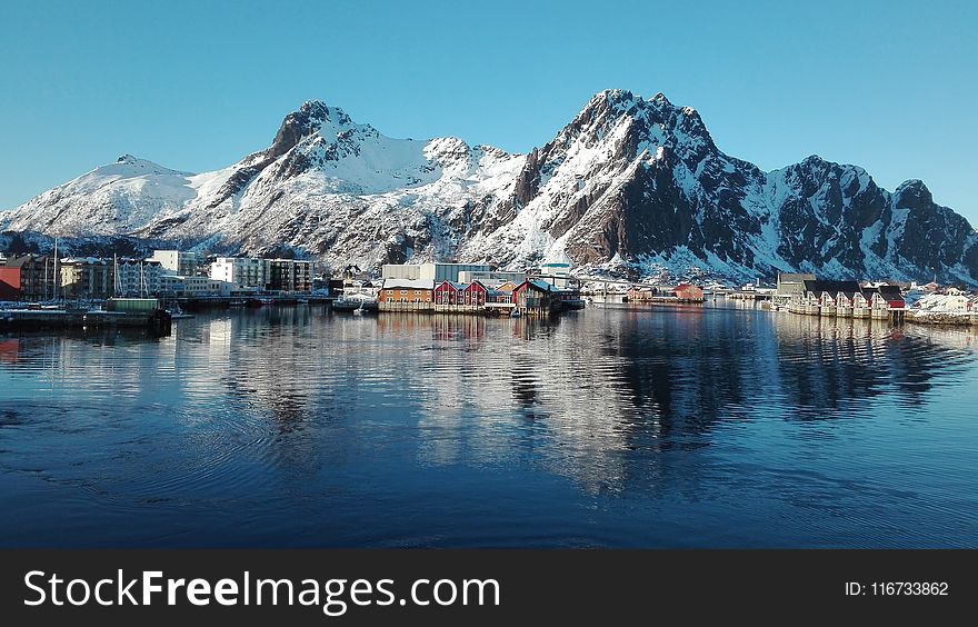 Reflection, Mountain, Mountainous Landforms, Water