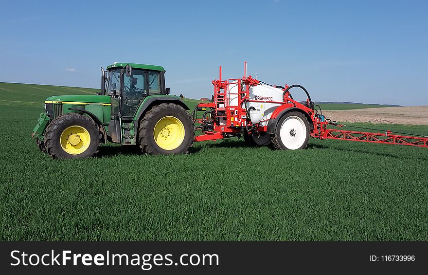 Agricultural Machinery, Tractor, Agriculture, Field
